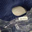Stuffed Donut Pillow Seat Cushion | for Tailbone and Coccyx Pain, Hemorrhoids, Bed Sores, Pregnancy, Prostate, Surgery Recovery, Sitting Pressure Relief, for Home, Office and Car (Dark Blue)