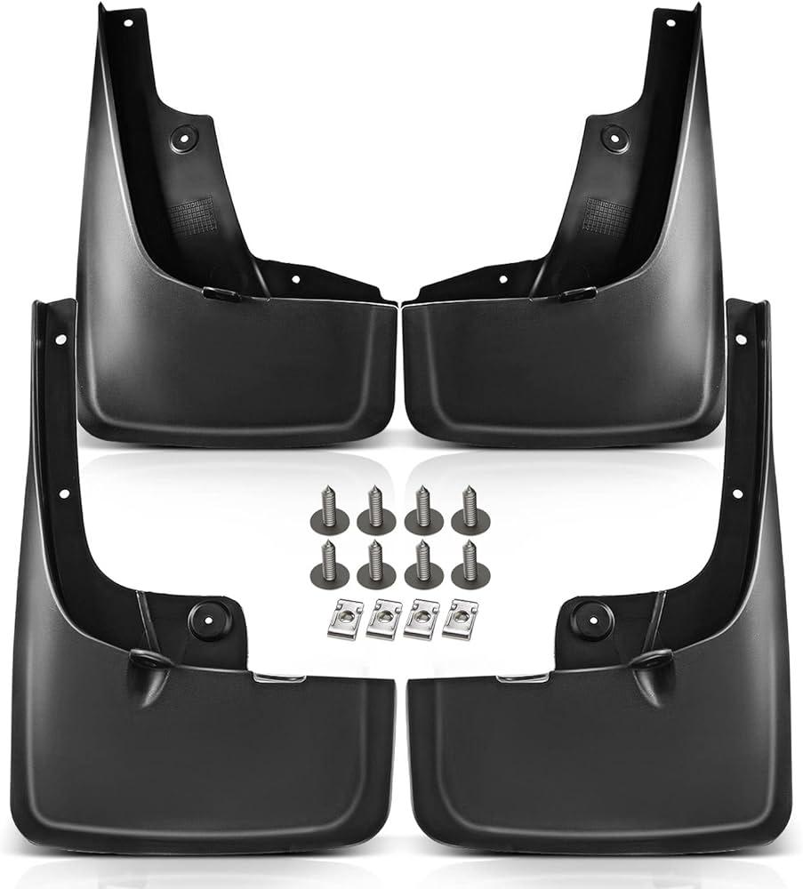 Vinomkii Mud Guard Compatible with Toyota 4runner 2010-2020 2021 2022 2023 (Without Ground Effects) Rear 4PCS Mud Splash Guard & Mudflaps