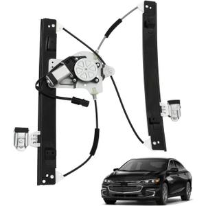 Front Right Passenger Side Power Window Regulator with (2-Pin Motor) Replacement for 2012 2013 2014 2015 Chevy Cruze, 2016 Chevy Cruze Limited, 751-740