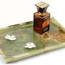 Radicaln Marble Serving Tray 12" Inches Green Onyx Handmade Rectangle Tray for Party Supplies Ideal Food & Cafeteria Trays for Kitchen, Serving Dishes & Platter