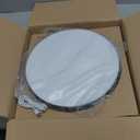 Fotoconic White Electric Motorized Rotating Turntable Display Stand, 14 Inch / 35cm Diameter, 110 Lb Centric Loading for Shop Display