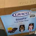 Graco Slimfit 3-in-1 Convertible Car Seat, Slim Car Seat with Space-Saving Design, Highback Booster Seat with 10-Position Headrest, Rear Facing and Forward Facing Carseat, Jarret
