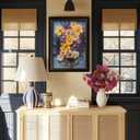 Vintage Wildflower Puzzles for Adults 1000 Pieces, PICKFORU Colorful Flower Bouquet Jigsaw Puzzles Dried Flowers, Unique Impossible Nature Floral Theme for Plant Lover