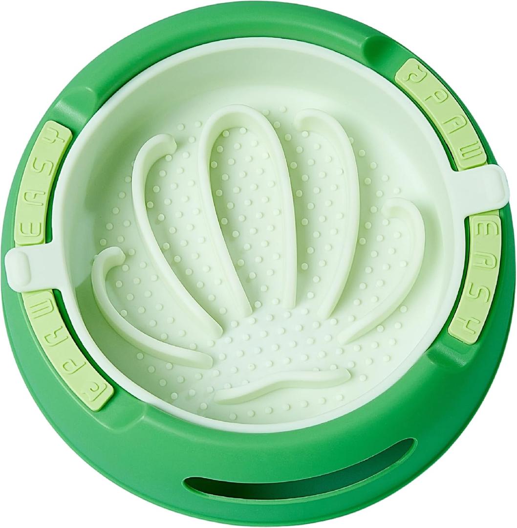 Silicone Slow Feeder Bowl, 1.2L Capacity, Suitable for Small, Medium, and Large Dogs. Interchangeable Inner and Outer Bowls. Food-Grade Material. Ideal for Dogs That eat Too Quickly.
