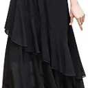 High Waist Skirt Casual Skirts Half Skirt Skirt Adult Skirt Elastic Waist Skirt Trendy Skirts Long Skirt, 4XL