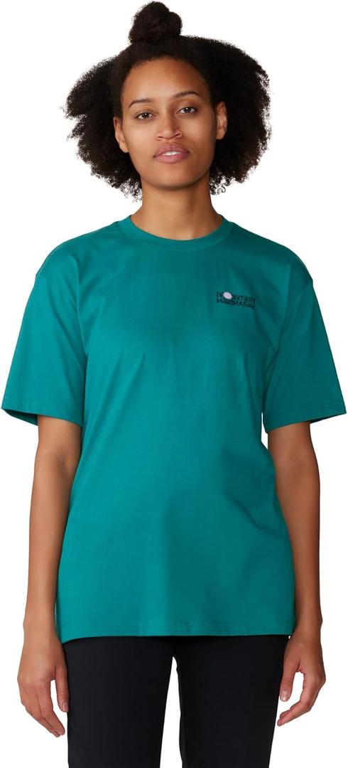 Mountain Hardwear Women's Outdoor Graphic Boxy Short Sleeve (Medium, Wintermint) M Mountain Hardwear Women's Outdoor Graphic Boxy Short Sleeve (Medium, Wintermint) M