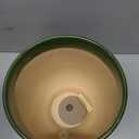 LE TAUCI 10 Inch Plant Pot, Ceramic Pots for Plants, Bamboo Green