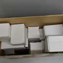 Zubebe 64 Pcs Christmas Village Set, Christmas Village Houses LED Holiday Village Figurines Christmas Village Buildings Christmas Town Scene Desktop Ornaments Indoor Room Decor Collection (Classic)