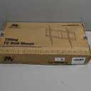 Mounting Dream TV Wall Mount for Most 37-75 Inch TVs, Universal Tilt TV Mount Fit 16", 18", 24" Stud with Loading Capacity 132lbs, Max Vesa 600 x 400mm, Low Profile Flat Wall Mount TV Bracket (Black)