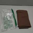 Foindtower Pack of 2, Decorative Linen Soild Throw Pillow Covers Soft Accent Cushion Case Boho Farmhouse Neutral Pillowcase for Couch Sofa Bedroom Living Room Home Decor 20 x 20 Inch Reddish Brown