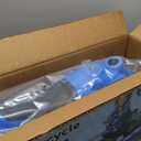 Waddle Kids Motorcycle Balance Bike - Toddler Ride on Toys w/Sounds, Wide Wheel Base, Rubber Coated Wheels, Foot to Floor Toddler Car Up to 44 Lbs, Motorbike for Kids Ages 18 Months to 3 Yrs, Blue (Large)