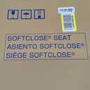TOTO SoftClose Slow Close Elongated Toilet Seat and Lid, Cotton White - SS124#01