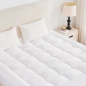 2 Inch Thick Twin Size Mattress Topper, 1400 GSM Soft Pillow Top Mattress Topper, Down Alternative Memory Foam with 8-21 Inch Deep Pocket Bed Toppers Pad for Back Pain