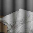 DWR Luxury Down Feather Fibers Comforter Full/Queen, Hotel-Style Fluffy Duvet Insert, Ultra-Soft Cotton Blend Fabric, High Fill Power 46oz Medium Weight for All Season(90x90, White)