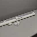 Retractable Baby Gates for Doorways, Mesh Dog Gate for Stairs, Pet Gate Indoor, Extends to 55" Wide 33" Tall, Safety Toddlers Gates for Hallways, Indoor & Outdoor Use, White, 33'' Tall x 55'' Wide