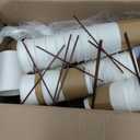 [100 Pack] 12 oz Paper Coffee Cups, Disposable Paper Coffee Cup with Lids, Sleeves, and Stirrers, Hot/Cold Beverage Drinking Cup for Water, Juice or Tea, Suitable for Home, Shops and Cafes