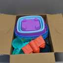 Beach Sand Toys for Kids,Sand toys with 2 Collapsible Beach Bucket,2 Beach Sifter Shovel,Sand Shovel Set,Sand Castle Kit,Sea Animal Molds,Diving Gem Pool Toy,Mesh Bag Travel Toys for Toddler 3-10