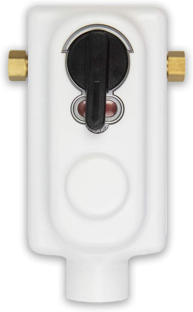 Flame King ACR-2a 2-Stage Auto Changeover LP Propane Gas Regulator for RVs, Vans, and Trailers (Without Pigtails)
