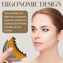 4 x New Lymphatic Contour Face Brush, Lymphatic Drainage Massager for Face,Ergonomically Designed to Fit The Skin Precisely and Relieve Fatigue