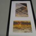 DUENPY 8x14 Picture Frame Collage Display 4x6 and 5x7 Photos for Available Horizontal Wall Mounting Display and Vertical Black