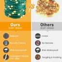 LED Christmas Net Lights, 300LED 32FT Waterproof String Lights with Timer Remote, Tree Trunk Wrap Christmas Net Lights for Indoor Outdoor Home Tree Palm Pillar Xmas Party Yard Decoration, Warm White