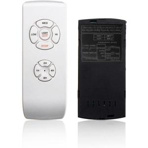 Universal Ceiling Fan Remote Control Kit, Wireless Remote Control and Receiver Kits for Lamp, 3-in-1 Ceiling Fan Light Timing and Speed Remote