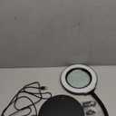 Magnifying Glass with Light and Stand, Hands Free Magnifying Lamp, 5 Color Modes 10 Dimmable Brightness, Metal Base Desk Magnifier Lamp for DIY Craft Reading Painting Sewing Hobby Detail Work White