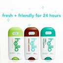 hello Deodorant Variety Pack (Sweet Coconut, Fresh Citrus, White Sage) for Women + Men, Aluminum Free, Baking Soda Free, Parabens Free, 24 Hour Odor Protection, 2.6 Ounce, 3 Pack