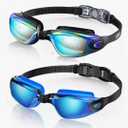 Aegend Swim Goggles, 2 Pack Swimming Goggles No Leaking Adult Men Women Youth