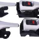 Interior Door Handle Compatible with 2009-2013 Corolla Replaces# 69206-12230 (Left), 69205-12230 (Right) Set of 4