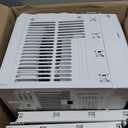 Amazon Basics 5000-BTU Window Air Conditioner with Quiet Operation, Up to 150 Sqf, Cool and Fan Functions, Washable Filter, Adjustable Window Kit, Intuitive Mechanical Controls, for Small Room, White