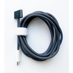 AJJ 140W USB C to Magnetic 3Charging Cable for 3 Generations of MacBook 2021-2024,2M-Midnight Dark
