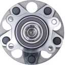 TUCAREST 512256 Rear Wheel Bearing and Hub Assembly Compatible with 2006-2011 Ho-nda Civic (DX, LX, Si, EX, GX) /2006-2008 2009-2011 Ac-ura CSX [5 Lug W/ABS;512257]