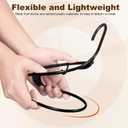 HOUSE DAY Black Plastic Hangers 60 Pack, Clothes Hangers with Non Slip Hooks, Durable & Space Saving Coat Hanger, Light-Weight Clothing Hanger, Perfect Closet Organizer for Everyday Use