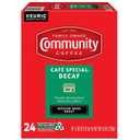 Community Coffee Cafe Special Decaf 24 Count Coffee Pods, Medium Dark Roast, Compatible with Keurig 2.0 K-Cup Brewers, 24 Count (Pack of 1)