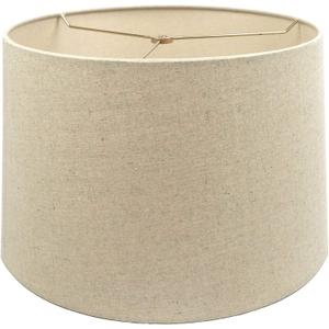 Hardback Drum Lampshade Spider Fitting Lamp Shade (Oatmeal, 12x14x10H)
