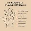 Dark Gray Baoding Ball, Chinese Health Sports Massage Ball, Used for Decompression Hand Exercise Ball (2 inches in Diameter) Boxed (3 Piece Set)