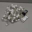 JMEXSUSS 100 LED Connectable Globe String Lights Indoor Bedroom, 33ft Warm White Christmas Lights Plug in with Remote, 8 Mode Hanging Fairy Lights Outdoor for Room Classroom Party Tree Christmas Decor