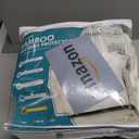 PlushDeluxe Premium Bamboo Mattress Protector  King Size, Waterproof, & Ultra Soft Breathable Noiseless Washable Bed Mattress Cover for Comfort & Protection - White