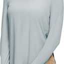 baleaf Sun-Dur Women's UPF 50+ Shirts Long Sleeve Workout Lightweight Shirt Quick Dry Clothing Running Shirts Athletic Tops (Gray)