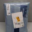 Bedsure Mineral Blue Duvet Covers Queen Size - Prewashed Cotton-Like Polyester Duvet Cover, Soft Queen Duvet Cover Set 3 Pieces with Zipper Closure, 1 Duvet Cover 90x90 inches and 2 Pillow Shams (05 - Mineral Blue (No Comforter))