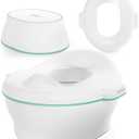 Frida Baby 3-in-1 Grow-With-Me Toddler Potty Training Toilet, Toddler Potty, Toilet Topper Training Seat and Step Stool, Easy-to-Clean Potty Training System