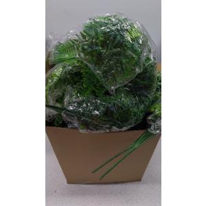 Geosar 42 Pcs Artificial Hanging Plants 32 Inch Hanging Boston Ferns Plastic Fake Plants for Wall Room Garden Wedding Garland Indoor Outdoor Decoration, No Basket