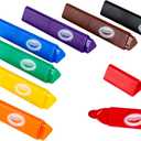 Crayola Triangle Toddler Markers (8ct), Easy Grip Washable Markers for Toddlers, Arts & Crafts Supplies, Coloring for Young Kids, Nontoxic
