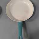 GreenLife Soft Grip Healthy Ceramic Nonstick 7" and 10" Frying Pan Set, Non Toxic PFAS & PFOA-Free, Dishwasher Safe, Egg Omelet Skillet, Cookware for Easy Cooking, Kitchen Essentials, Turquoise (7 in)