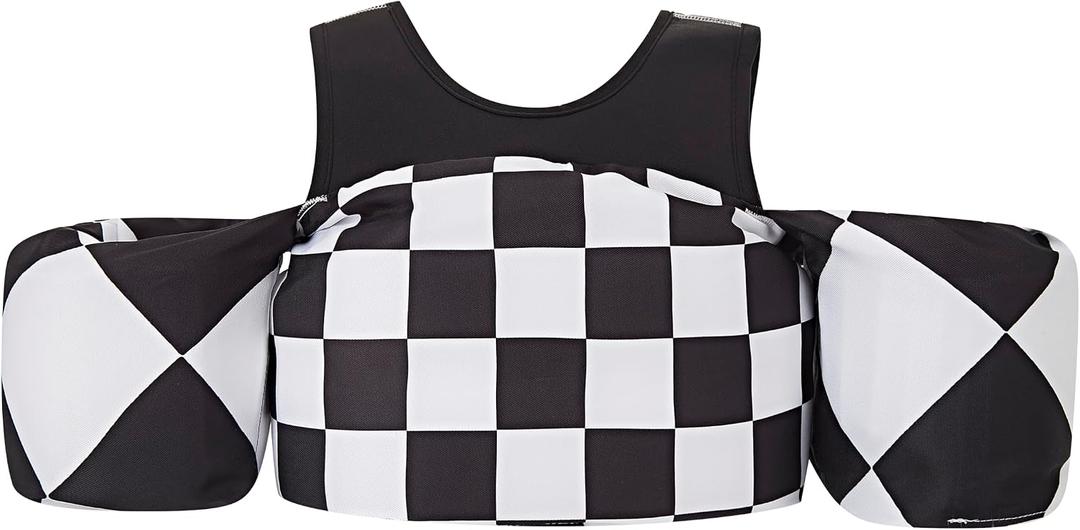 KIDSco Swim Vest for Kids 30-50 lbs. A Puddle Jumper Swimming Float Aid with Shoulder Straps and Arm Water Wings. for Boys and Girls Aged 2-6