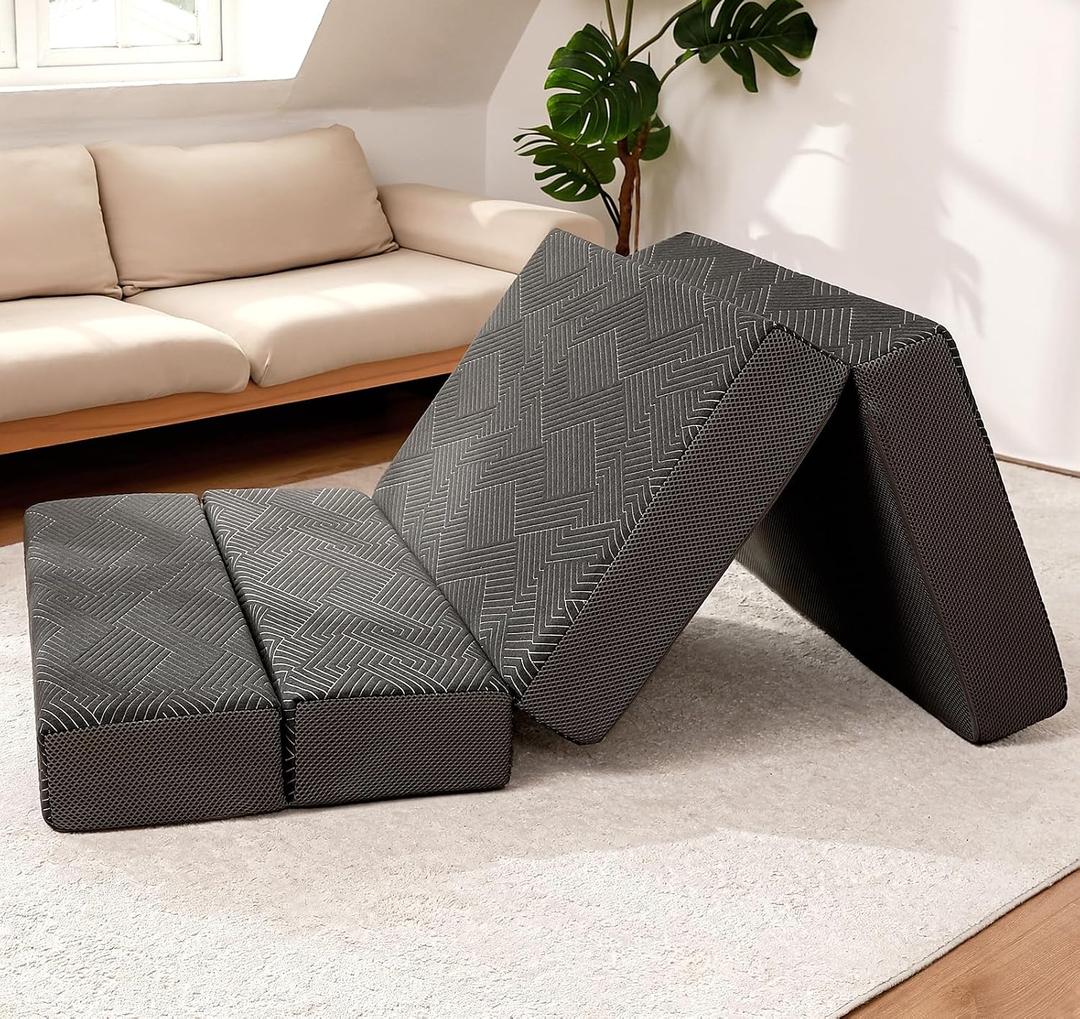 6 inch Twin Foldable Mattress,Memory Foam Foldable Mattress