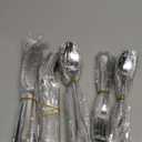 60 Piece Silverware Set, Stainless Steel Flatware Set for 12 Food Grade Novelty Flatware Cutlery Utensil Set Include Knife Fork Spoon Mirror Polished Dishwasher Safe