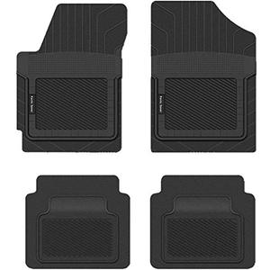 PantsSaver Custom Fit Car Floor Mats for Ford F-150-250-350 2017, 4 pc, All Weather Protection for vehicles, Heavy Duty Weather Resistant Plastic,Black