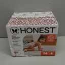 The Honest Company Comfort Dry Disposable Diapers for Sensitive Skin, Hypoallergenic, Fragrance-Free, Wild Thang + All The Alpacas, Club Box, Size 4 (22-37 lbs), 54 Count